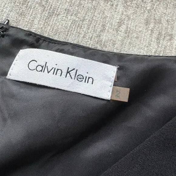 Calvin Klein Midi Black Dress - Picture 4 of 5